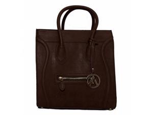 Womens Designer "Poitiers" Tote Structured Shoulder Handbag - Brown Womens Designer "Poitiers" Tote Structured Shoulder Handbag - Brown