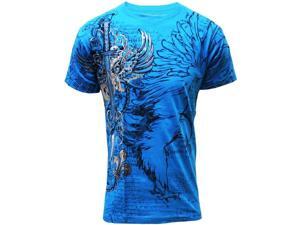 Konflic NWT Men's Cotton MMA Graphic Muscle T-Shirt - Turquoise - Large Konflic NWT Men's Cotton MMA Graphic Muscle T-Shirt - Turquoise - Large