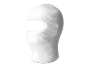 TopHeadwear Face Ski Mask 1 Hole, White TopHeadwear Face Ski Mask 1 Hole, White