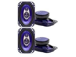 2 Paif of Pyle PL463BL 4x6" 240 Watts Three-Way Speakers 2 Paif of Pyle PL463BL 4x6" 240 Watts Three-Way Speakers