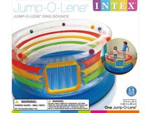 INTEX Inflatable Jump-O-Lene Transparent Ring Bounce Kids Bouncer | 48264EP INTEX Inflatable Jump-O-Lene Transparent Ring Bounce Kids Bouncer | 48264EP