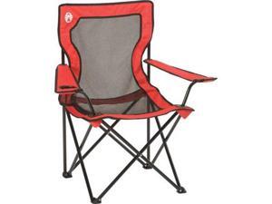 COLEMAN Broadband Camping Folding Quad Chair w/ Mesh Back & Transport Bag COLEMAN Broadband Camping Folding Quad Chair w/ Mesh Back & Transport Bag