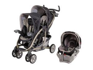 Graco Quattro Tour Duo Inline Baby Stroller & SnugRide 35 Car Seat - Vance Graco Quattro Tour Duo Inline Baby Stroller & SnugRide 35 Car Seat - Vance