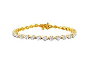 Gorgeous 7ct Diamond Tennis Bracelet in 14k Yellow Gold Gorgeous 7ct Diamond Tennis Bracelet in 14k Yellow Gold