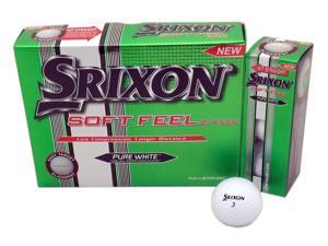 1 Dozen NEW Srixon Golf Soft Feel 12 Golf Balls - White 2 Piece Straight 1 Dozen NEW Srixon Golf Soft Feel 12 Golf Balls - White 2 Piece Straight