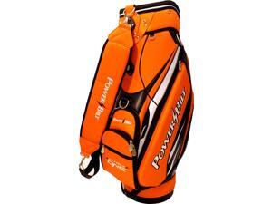 NEW PowerBilt Golf Air Force One N7 Air Foil Staff Bag 5-way Top Orange / Black NEW PowerBilt Golf Air Force One N7 Air Foil Staff Bag 5-way Top Orange / Black