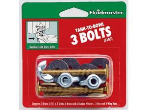 2-3/4" Tank To Bowl, Three Bolts Fluidmaster Nuts and Bolts 6105 039961061058 2-3/4" Tank To Bowl, Three Bolts Fluidmaster Nuts and Bolts 6105 039961061058