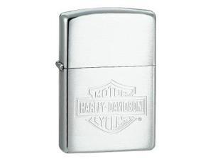 Zippo ZO14199 Harley-Davidson Lighter Harley Bar & Shield Brushed Chrome T Zippo ZO14199 Harley-Davidson Lighter Harley Bar & Shield Brushed Chrome T
