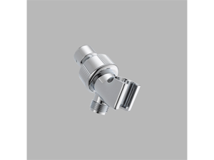Delta Faucet U3401 Universal Showering 1/2" x 3-41/64" Plastic Wall-Mount Adjustable Shower Arm Mount, Chrome Delta Faucet U3401 Universal Showering 1/2" x 3-41/64" Plastic Wall-Mount Adjustable Shower Arm Mount, Chrome