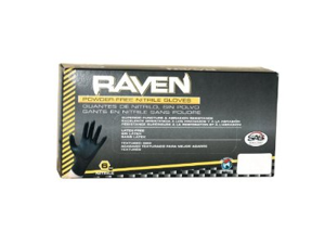 SAS Safety 66518 Raven Nitrile Gloves Large SAS Safety 66518 Raven Nitrile Gloves Large