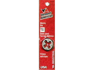 Vermont American 21241 10MM To 1.25MM Metric Hex Dies Vermont American 21241 10MM To 1.25MM Metric Hex Dies