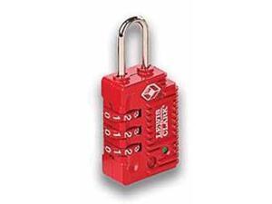 Lewis N. Clark TSA23RED TravelSentry Combo Lock Lrg 3Dial Red Lewis N. Clark TSA23RED TravelSentry Combo Lock Lrg 3Dial Red