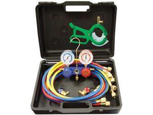 98660-PROM Dual Aluminum 2-Way Manifold with Can Tap Valve 98660-PROM Dual Aluminum 2-Way Manifold with Can Tap Valve