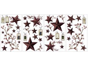 RoomMates RMK1276SCS Country Stars and Berries Peel and Stick Wall Decals RoomMates RMK1276SCS Country Stars and Berries Peel and Stick Wall Decals