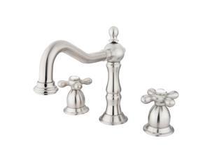 Kingston Brass KS1978AX Two Handle 8" to 14" Widespread Lavatory Faucet with Bra Kingston Brass KS1978AX Two Handle 8" to 14" Widespread Lavatory Faucet with Bra