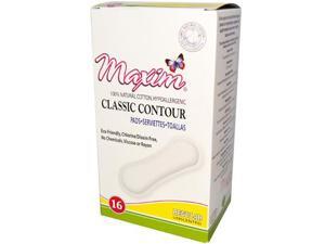 Natural Cotton Classic Contour Sanitary Pads Regular - Maxim Hygiene Products - 16 - Pad Natural Cotton Classic Contour Sanitary Pads Regular - Maxim Hygiene Products - 16 - Pad
