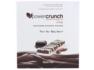 Power Crunch 1499813 Protein Bars Chocolate Brownie Wonder 40 gram Case of 12 Power Crunch 1499813 Protein Bars Chocolate Brownie Wonder 40 gram Case of 12