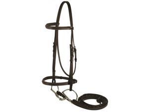 Gatsby Leather Company 103-H HORSE Fancy Snaffle Bridle Gatsby Leather Company 103-H HORSE Fancy Snaffle Bridle