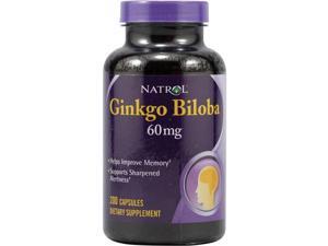 Natrol 645374 Ginkgo Biloba 60 Mg 200 Capsules Natrol 645374 Ginkgo Biloba 60 Mg 200 Capsules