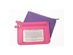 Royce Leather RFID Blocking Penelope Slim City Wallet Wildberry - RFID-118-WB-6 Royce Leather RFID Blocking Penelope Slim City Wallet Wildberry - RFID-118-WB-6