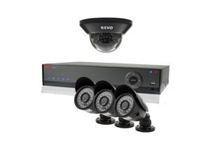 REVO America RL41D1GB3G-5G REVO Lite 4 Channel 500GB 960H DVR Surveillance Syste REVO America RL41D1GB3G-5G REVO Lite 4 Channel 500GB 960H DVR Surveillance Syste