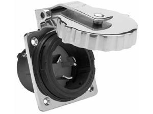 Marinco/Guest/AFI/Nicro/BEP 6371EL POWER INLET S/S 50A/125V Marinco/Guest/AFI/Nicro/BEP 6371EL POWER INLET S/S 50A/125V