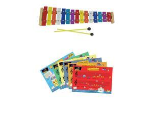 D'Luca 15 Note Children Xylophone Glockenspiel with Music Cards D'Luca 15 Note Children Xylophone Glockenspiel with Music Cards