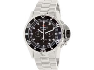 Precimax Carbon Pro PX12201 Men's Black Dial Stainless Steel Quartz Chronograph Watch Precimax Carbon Pro PX12201 Men's Black Dial Stainless Steel Quartz Chronograph Watch