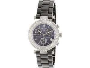 Precimax PX13374 Women's Lily Elite Crystal Black Ceramic Quartz Watch Precimax PX13374 Women's Lily Elite Crystal Black Ceramic Quartz Watch