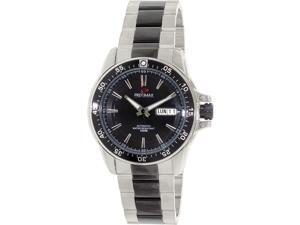 Swiss Precimax Propel Automatic PX13196 Men's Black Dial Two-Tone Stainless Steel Analog Watch Swiss Precimax Propel Automatic PX13196 Men's Black Dial Two-Tone Stainless Steel Analog Watch