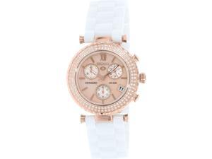 Precimax PX13376 Women's Lily Elite Crystal White Ceramic Quartz Watch Precimax PX13376 Women's Lily Elite Crystal White Ceramic Quartz Watch