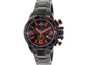 Swiss Precimax Men's Forge Pro SP13241 Black Stainless-Steel Swiss Chronograph Watch with Black Dial Swiss Precimax Men's Forge Pro SP13241 Black Stainless-Steel Swiss Chronograph Watch with Black Dial