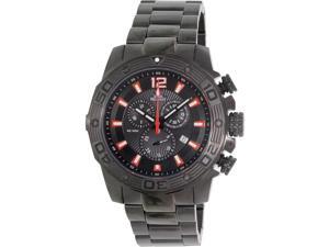 Swiss Precimax SP13264 Legion Pro Men's Black Stainless-Steel Swiss Chronograph Watch with Black Dial Swiss Precimax SP13264 Legion Pro Men's Black Stainless-Steel Swiss Chronograph Watch with Black Dial