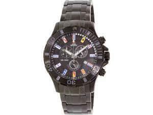 Swiss Precimax Men's Armada Pro SP13050 Black Stainless-Steel Swiss Chronograph Watch with Black Dial Swiss Precimax Men's Armada Pro SP13050 Black Stainless-Steel Swiss Chronograph Watch with Black Dial