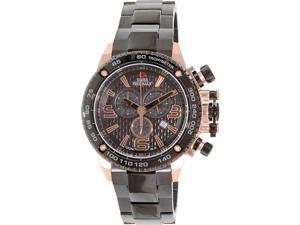 Swiss Precimax Forge Pro SP13247 Men's Black Stainless-Steel Swiss Chronograph Watch with Black Dial Swiss Precimax Forge Pro SP13247 Men's Black Stainless-Steel Swiss Chronograph Watch with Black Dial