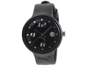 Puma Women's MOTOR PU910672001 Black Polyurethane Quartz Watch with Black Dial Puma Women's MOTOR PU910672001 Black Polyurethane Quartz Watch with Black Dial