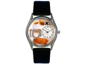 Photographer Black Leather And Silvertone Watch #S0620016 Photographer Black Leather And Silvertone Watch #S0620016