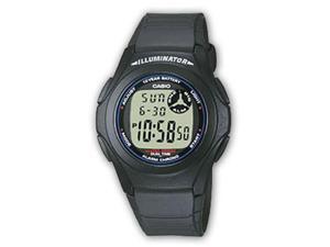 Casio Men's F200W-2A Blue Resin Quartz Watch with Grey Dial Casio Men's F200W-2A Blue Resin Quartz Watch with Grey Dial