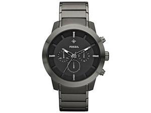 Fossil Men's FS4680 Stainless-Steel Quartz Watch with Black Dial Fossil Men's FS4680 Stainless-Steel Quartz Watch with Black Dial