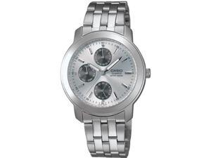 Casio Men's MTP1192A-7A Silver Stainless-Steel Quartz Watch with Silver Dial Casio Men's MTP1192A-7A Silver Stainless-Steel Quartz Watch with Silver Dial