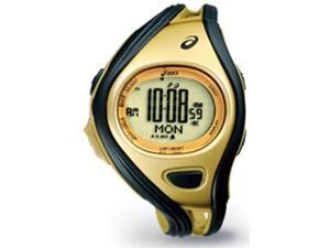 Asics CQAR0309 Unisex Challenge Gold Polyurethane Quartz Watch with Silver Dial Asics CQAR0309 Unisex Challenge Gold Polyurethane Quartz Watch with Silver Dial