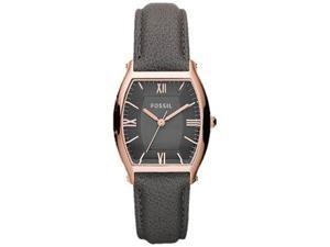 Fossil Women's Wallace ES3056 Black Calf Skin Quartz Watch with Black Dial Fossil Women's Wallace ES3056 Black Calf Skin Quartz Watch with Black Dial