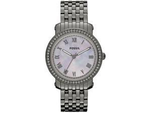 Fossil Women's Emma ES3114 Silver Stainless-Steel Quartz Watch with Mother-Of-Pearl Dial Fossil Women's Emma ES3114 Silver Stainless-Steel Quartz Watch with Mother-Of-Pearl Dial