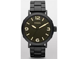 Fossil Men's Clyde JR1393 Black Stainless-Steel Quartz Watch with Black Dial Fossil Men's Clyde JR1393 Black Stainless-Steel Quartz Watch with Black Dial
