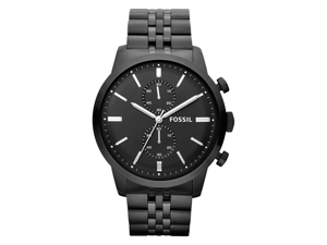 Fossil Townsman Chronograph Black Dial Black-plated Mens Watch FS4787 Fossil Townsman Chronograph Black Dial Black-plated Mens Watch FS4787
