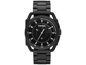 Diesel Men's DZ1580 Black Tone Stainless Steel Bracelet Quartz Ion Plated Watch Diesel Men's DZ1580 Black Tone Stainless Steel Bracelet Quartz Ion Plated Watch