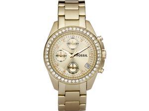 Fossil Decker Chronograph Champagne Dial Gold-tone Ladies Watch ES2683 Fossil Decker Chronograph Champagne Dial Gold-tone Ladies Watch ES2683