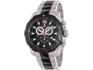 Swiss Precimax Legion Pro SP13270 Men's Black Dial Two-Tone Stainless Steel Chronograph Watch Swiss Precimax Legion Pro SP13270 Men's Black Dial Two-Tone Stainless Steel Chronograph Watch