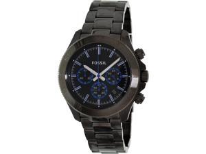 Fossil Men's Retro Traveler CH2869 Grey Stainless-Steel Quartz Watch with Black Dial Fossil Men's Retro Traveler CH2869 Grey Stainless-Steel Quartz Watch with Black Dial