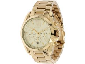 Michael Kors Bradshaw Chronograph Gold Tone Womens Watch MK5605 Michael Kors Bradshaw Chronograph Gold Tone Womens Watch MK5605